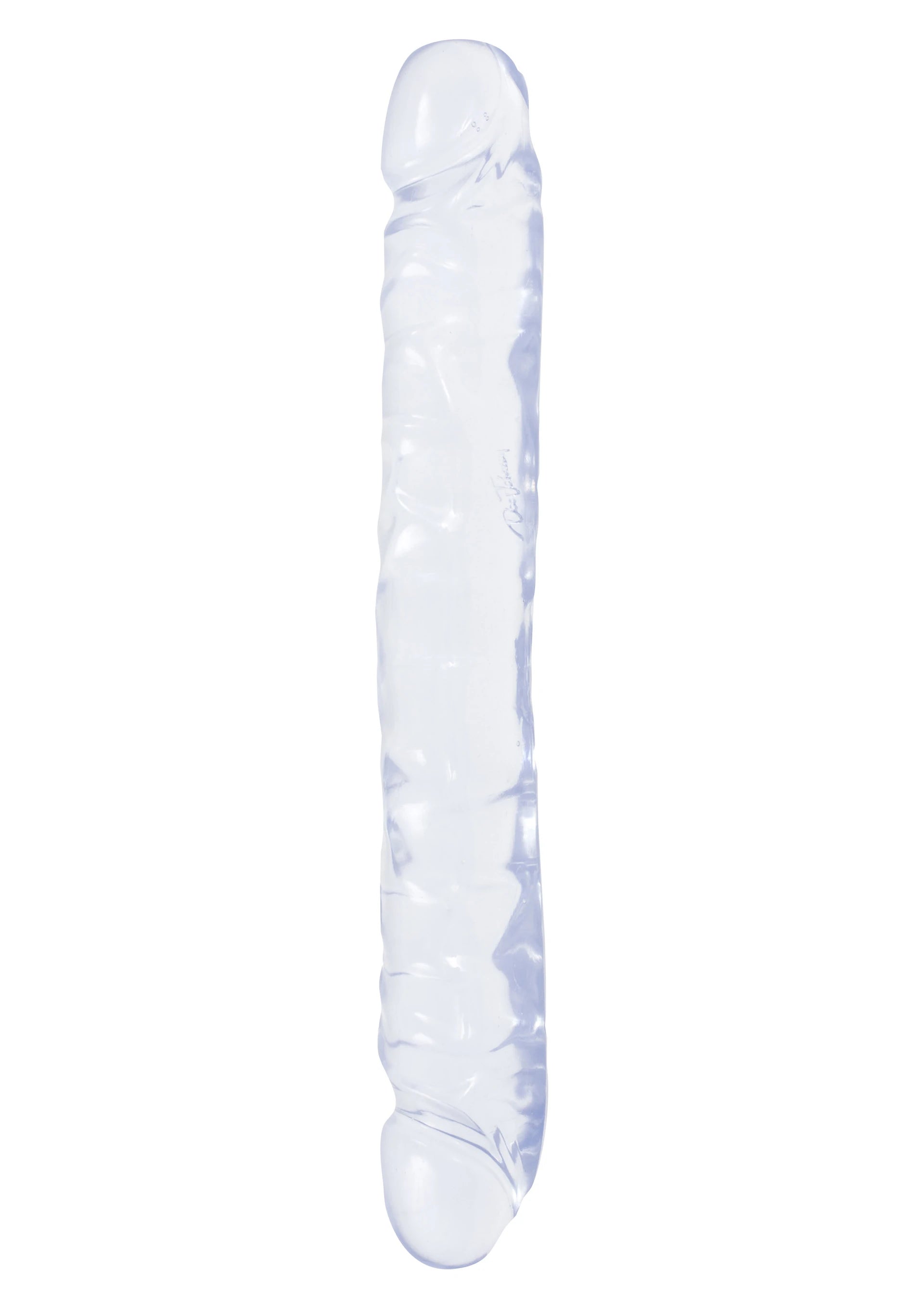Doc Johnson Cyrstal Jellies 30 Cm Çift Taraflı Realistik Jel Penis-Şeffaf