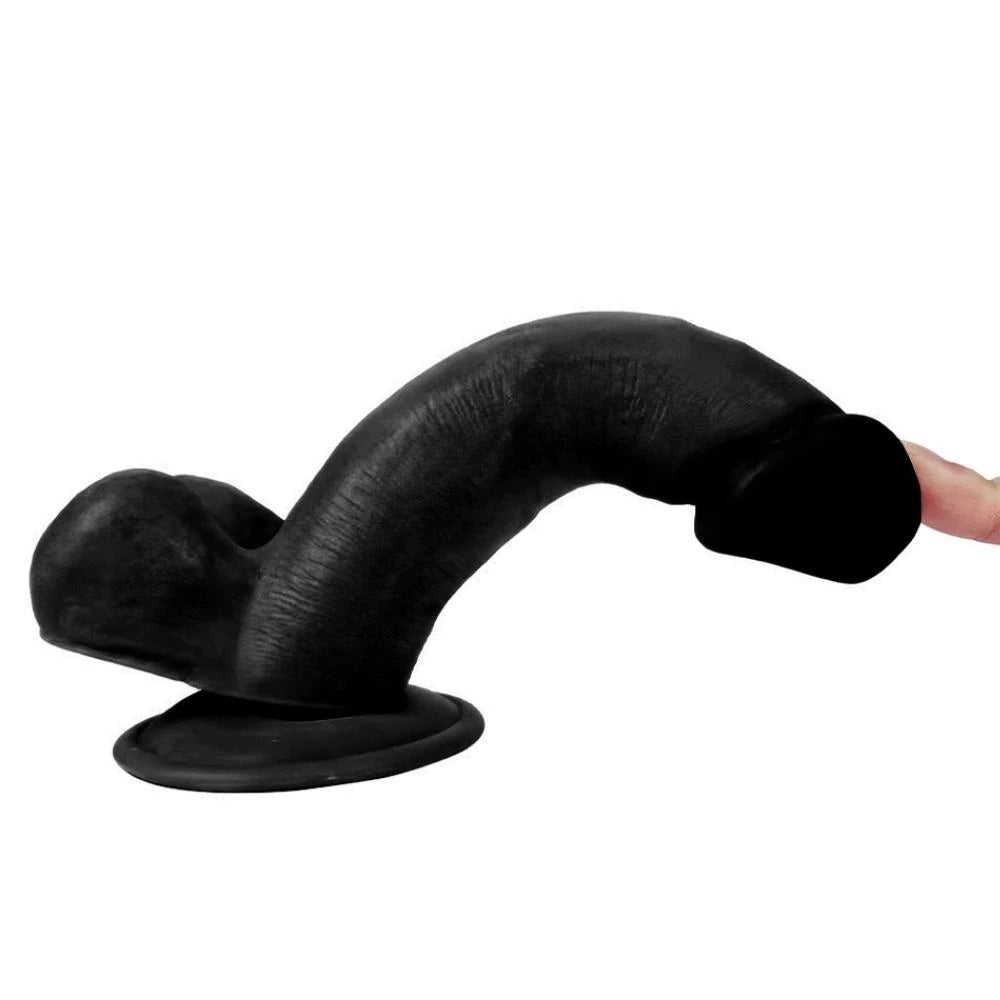 Xise Dildo Series Cholas 17 cm Belden Bağlamalı Realistik Zenci Penis