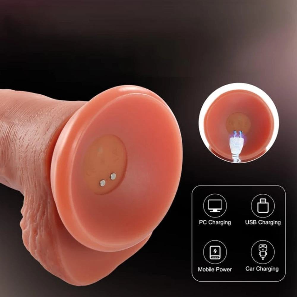 Erox The Dildo Marshall İleri Geri Hareketli Realistik Vibratör