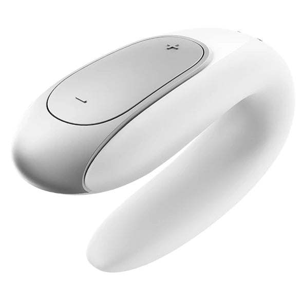 Satisfyer Double Fun Telefon ve Uzaktan Kumanda Kontrollü Vibratör-White