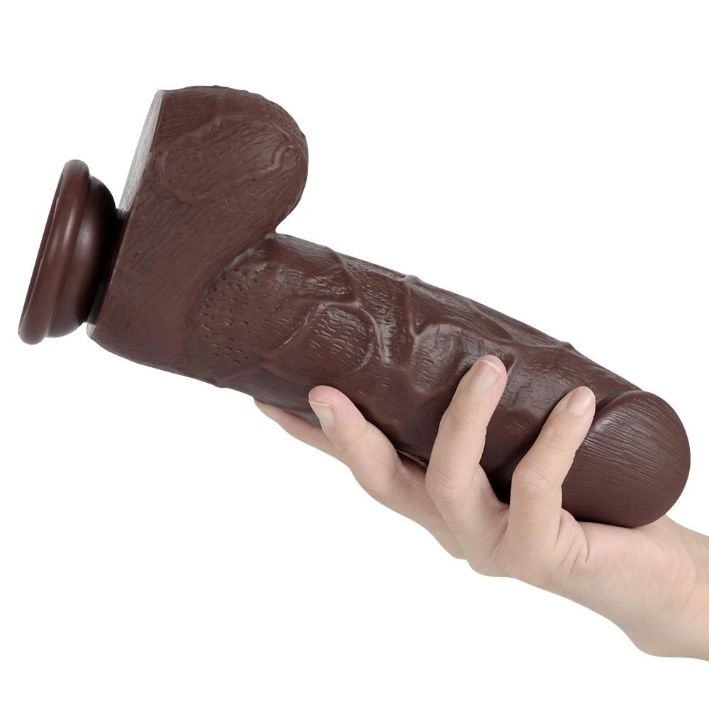 Xise Dildo Series X-Men Flexible Kalın Realistik Penis XS-WBC10011-Brown