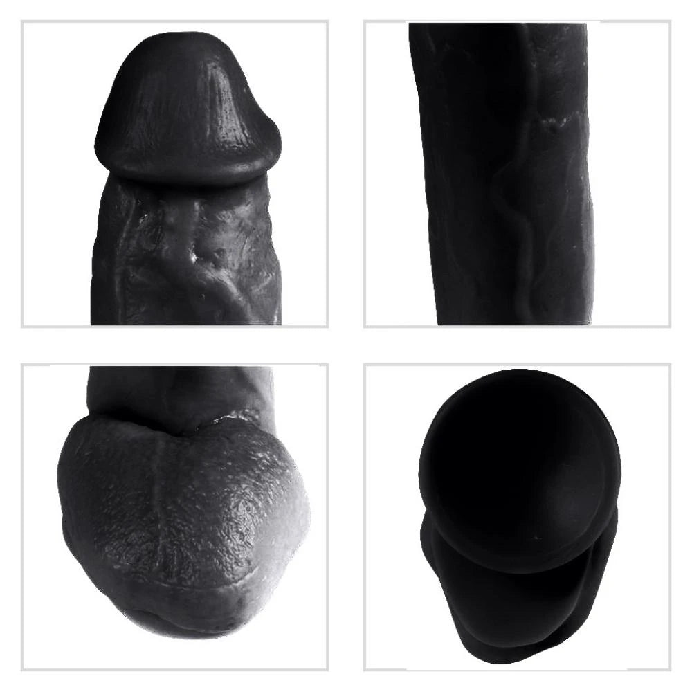 Xise Dildo Series Blade Master 29.5 cm Büyük Realistik Penis XS-WBC10040-Black