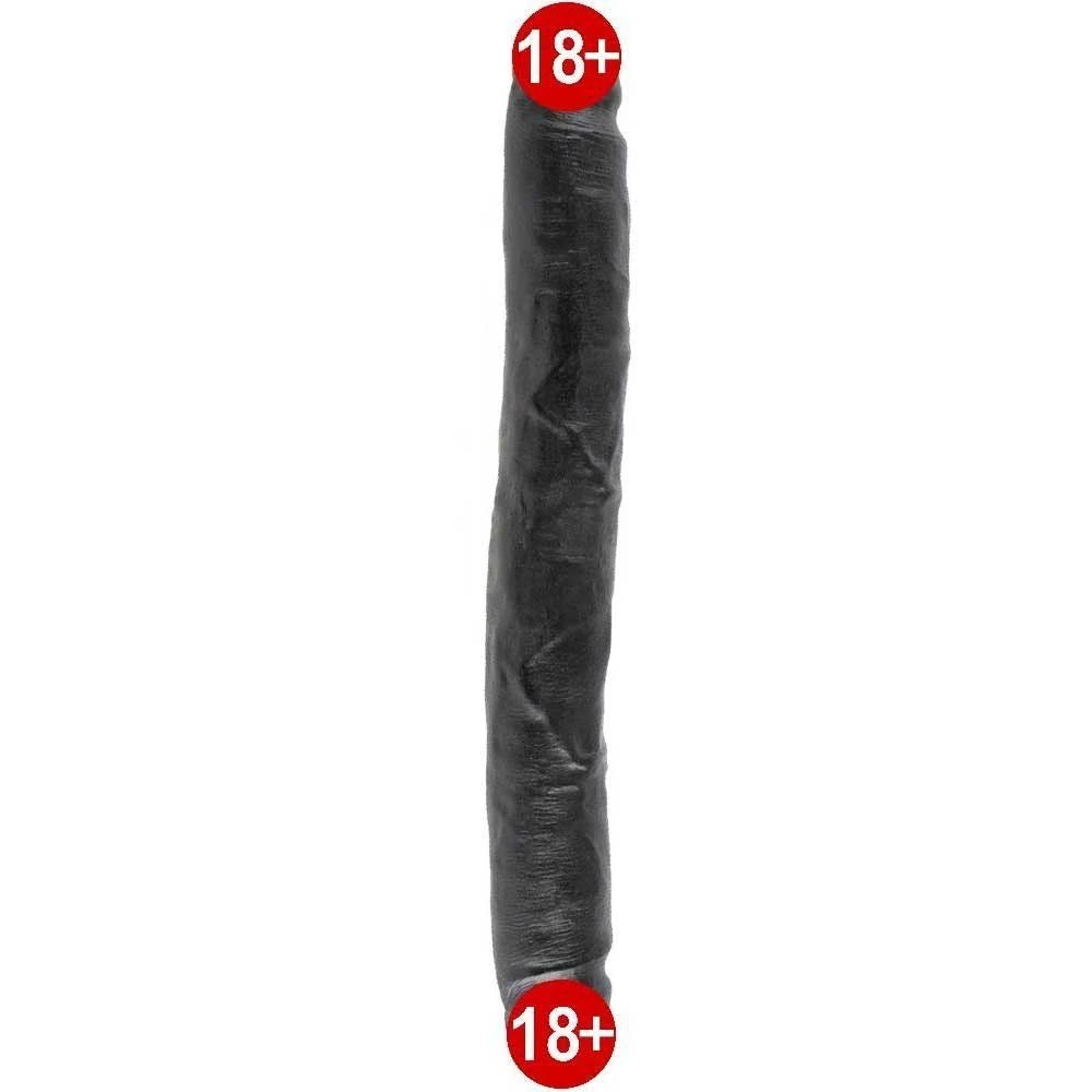 Pipedream King Cock Slim 12 İnc 30 Cm Çift Başlı Black Rengi Realistik Penis
