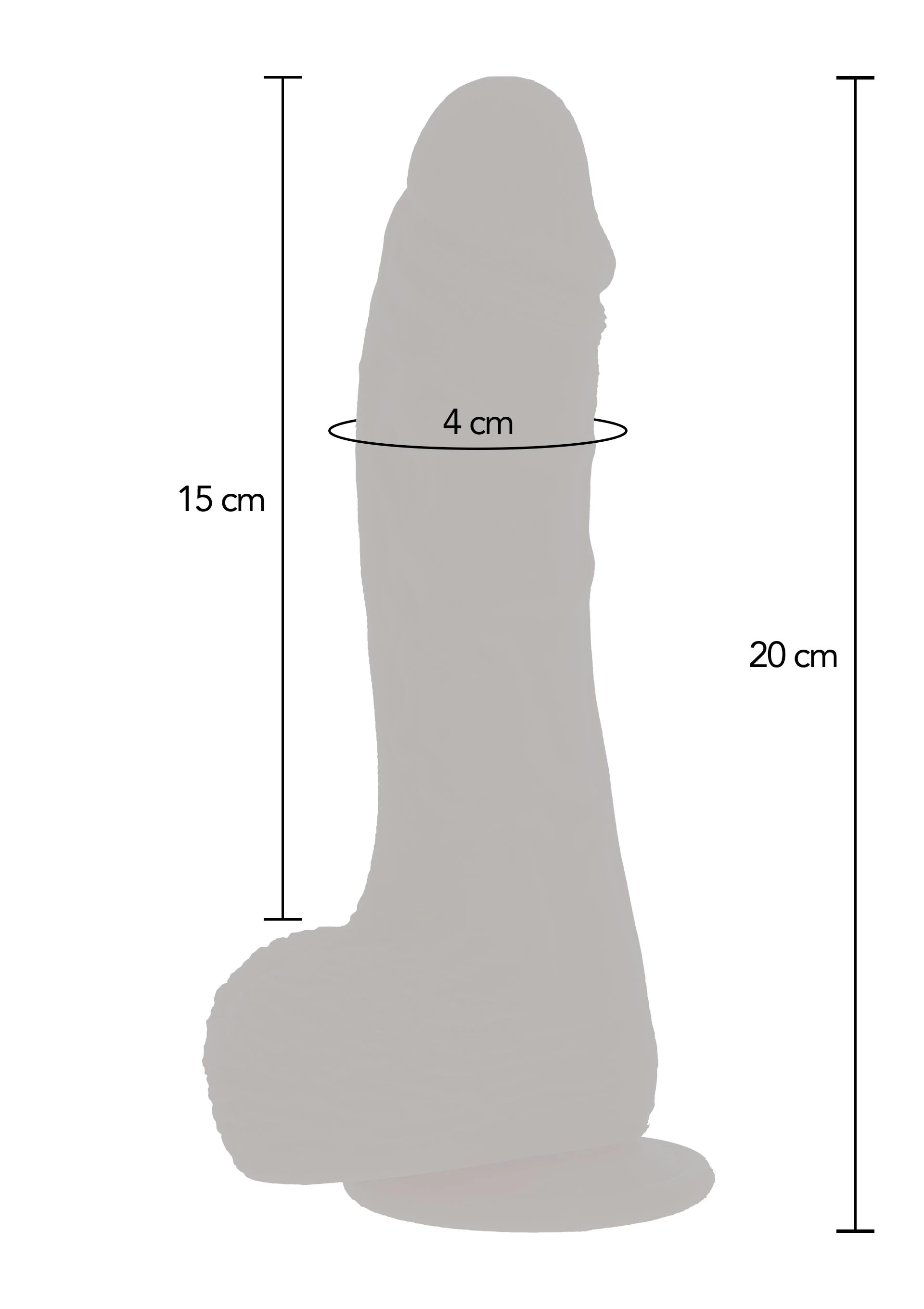 ToyJoy Naked Rotating Dildo Silicone Dönebilen Hareketli Penis 21 Cm.