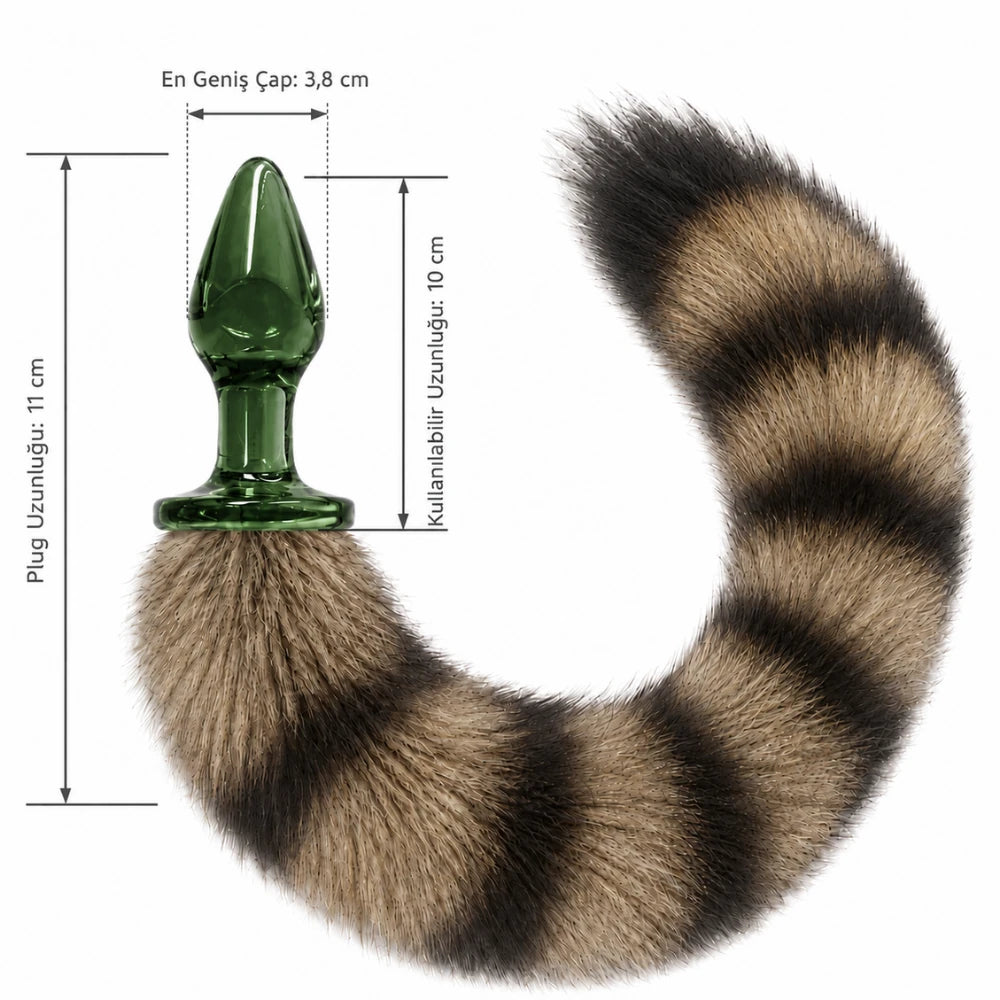Frowzer Anal Fantasy Slips Glass Tail Kuyruklu Cam Anal Plug