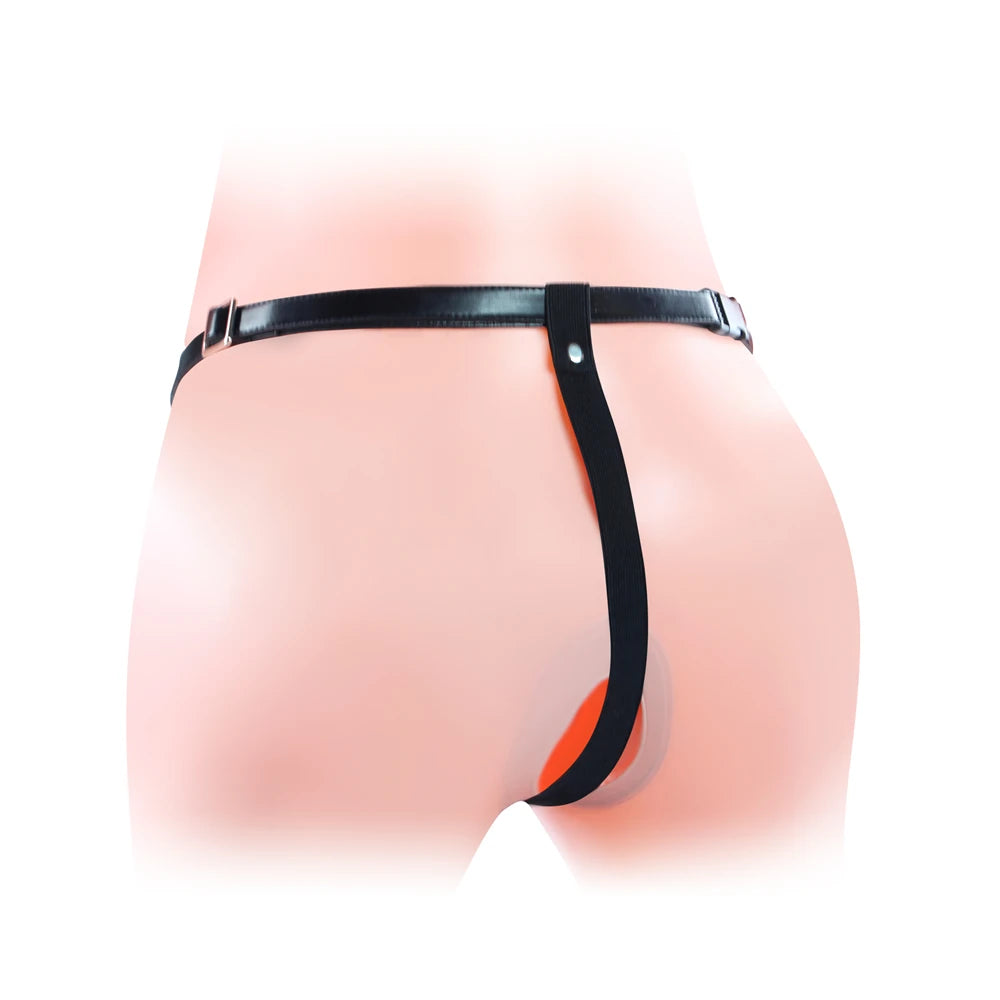 Lovetoy Vibrating Unisex Hollow Strap On 19 Cm İçi Boş Kemerli Penis LV3002