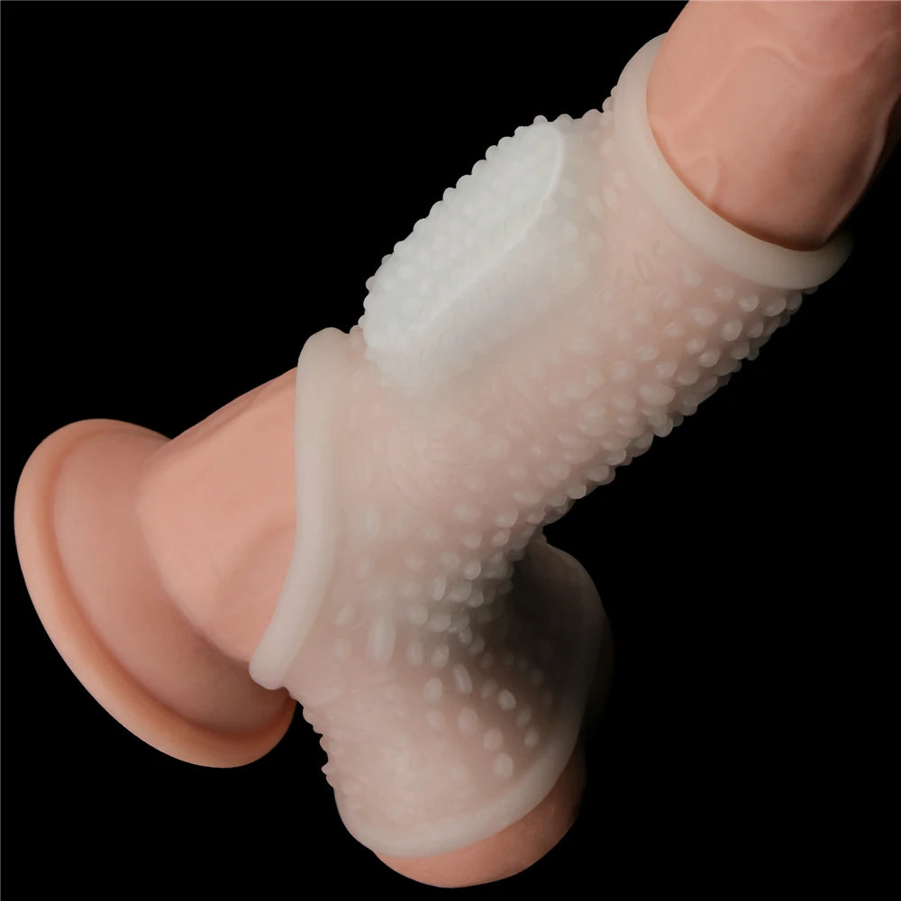Lovetoy Drip Knights Ring Testis Geçirmeli Titreşimli Yarım Penis Kılıfı