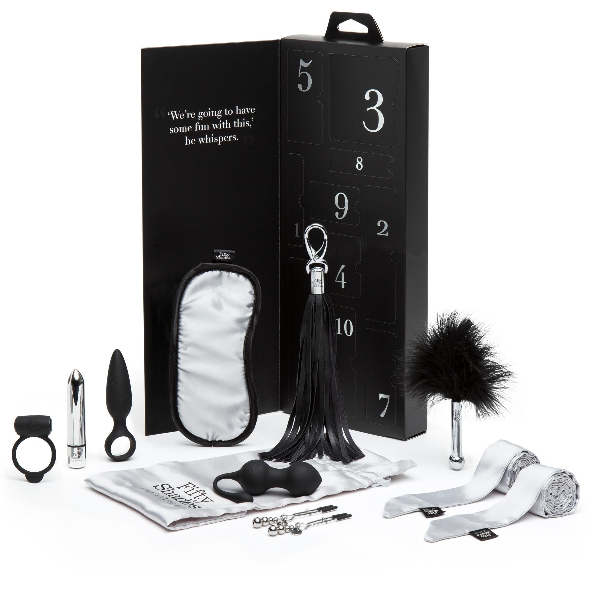 Fifty Shades Of Grey Pleasure Overload 10 Days Of Pleasure Couple's Gift Set