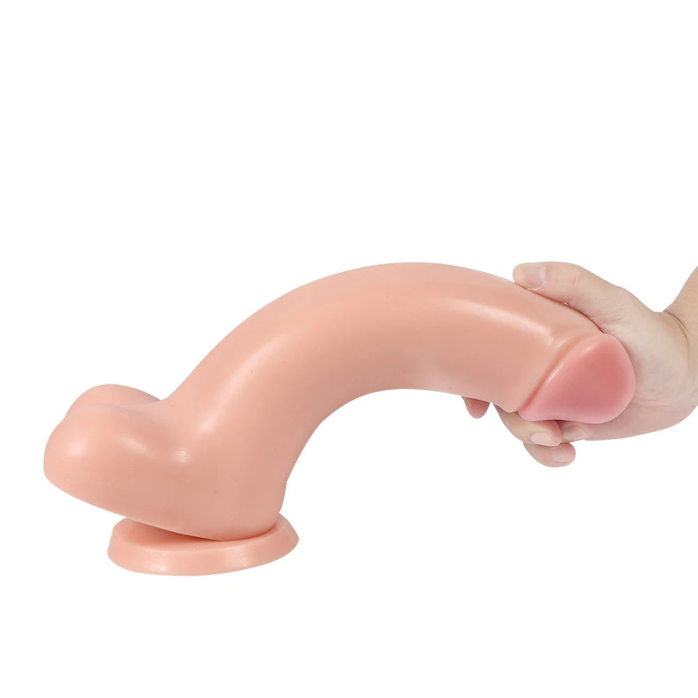 Xise Dildo Series Cooper Flexible 29 cm Realistik Büyük Penis XS-WBC10071