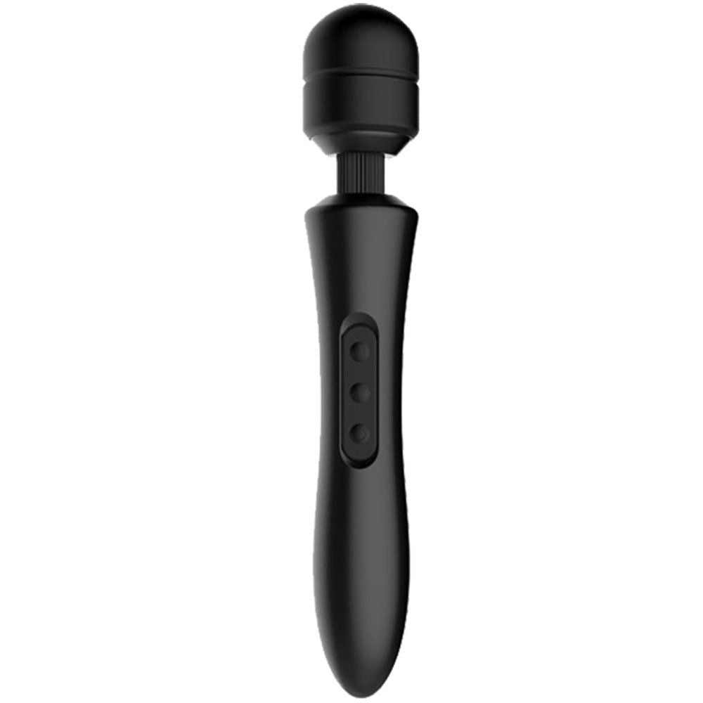 Erox Magic Wand Double Massager Masaj Wand Vibratör-Black