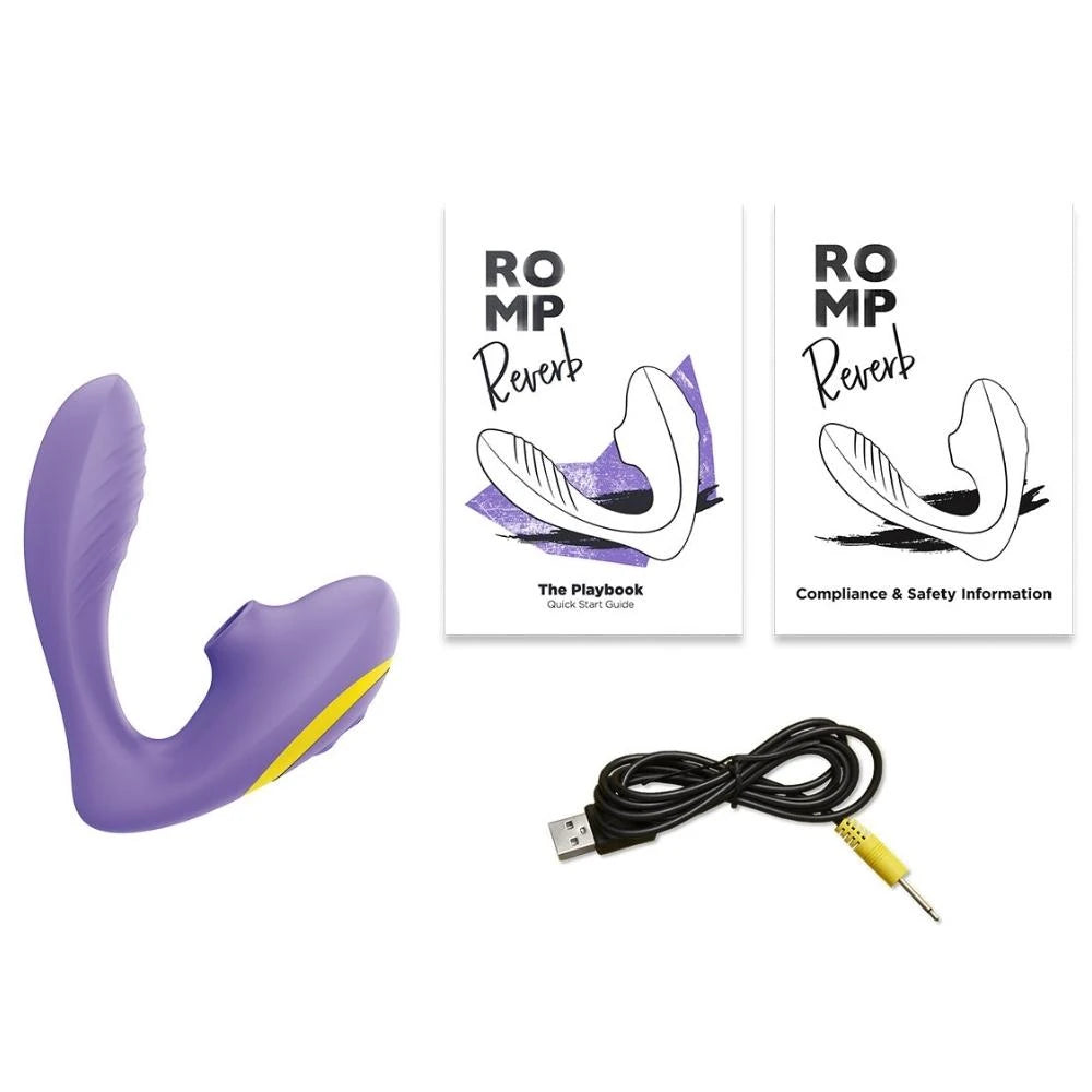 Romp Reverb Clitoral ve G-Spot Uyarıcı Emiş Güçlü Vibratör