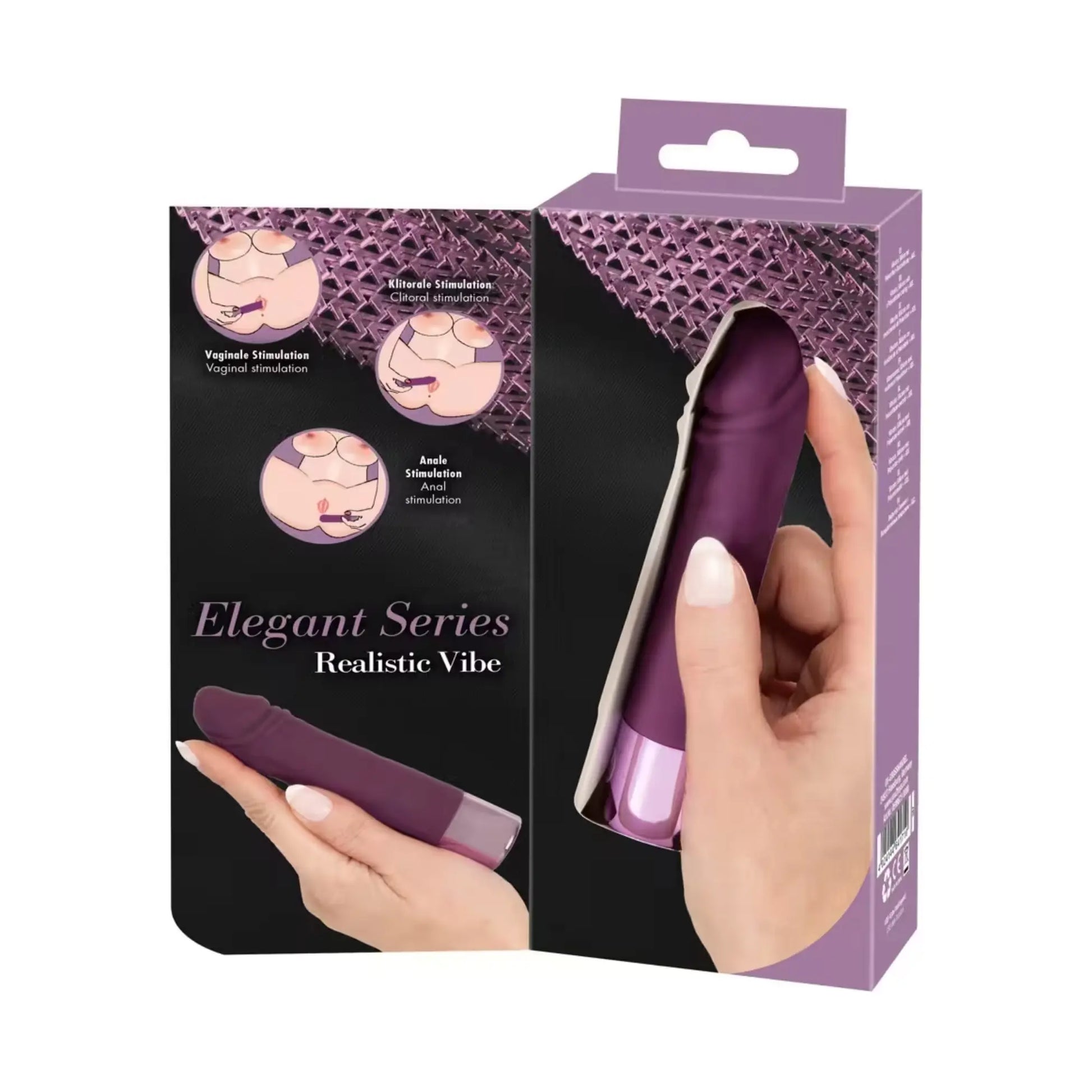 You2Toys Elegant Series Realistic Vibe Flexible Classic Vibratör