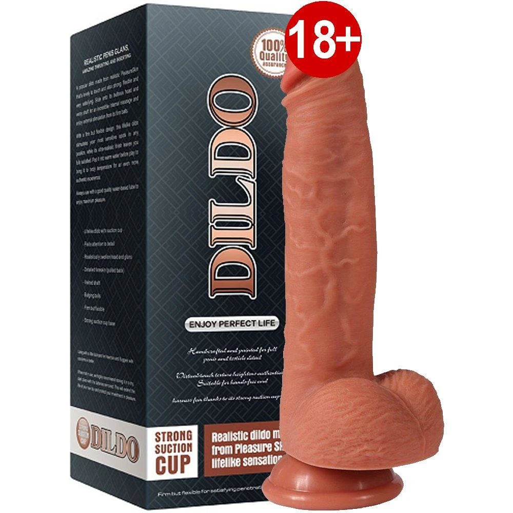 Shequ Leo Belden Bağlamalı 23 Cm Strapon Realistik Penis