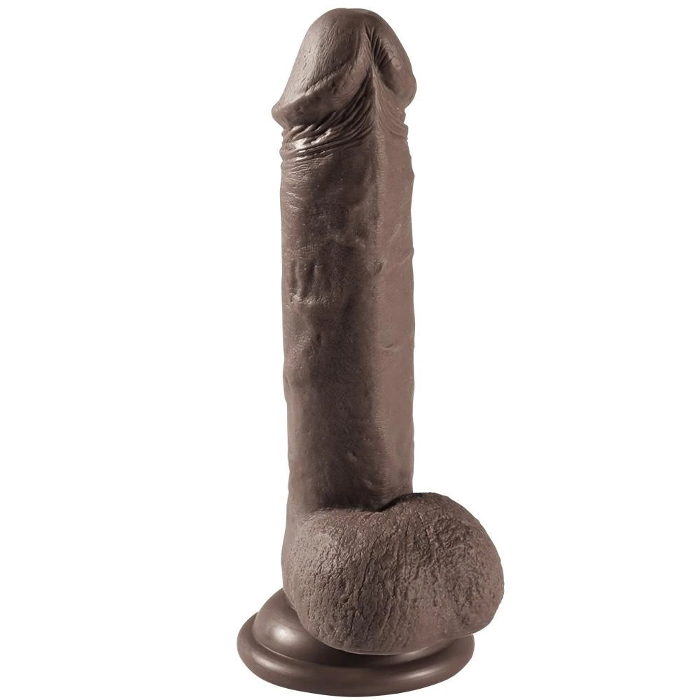 Shequ Dildo Series Addison 17 Cm Realistik Zenci Penis