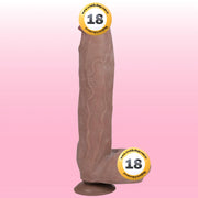 Frowzer Dildo Series Double Layer Hareketli Deri Büyük Realistik Penis