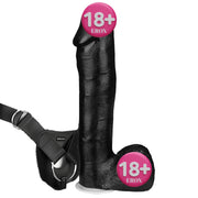 Pipedream Fetish Fantasy Series 30 cm İçi Boş Kemerli Strapon Zenci Penis