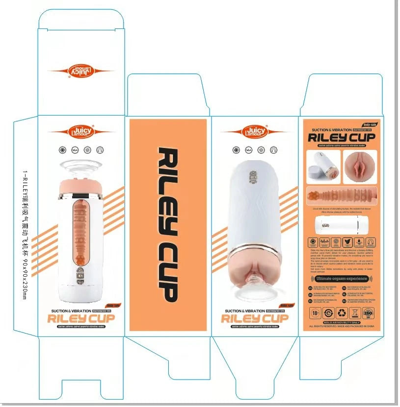 Xise Riley Suction Emiş Güçlü 7 Modlu Titreşimli Vajina Mastürbatör