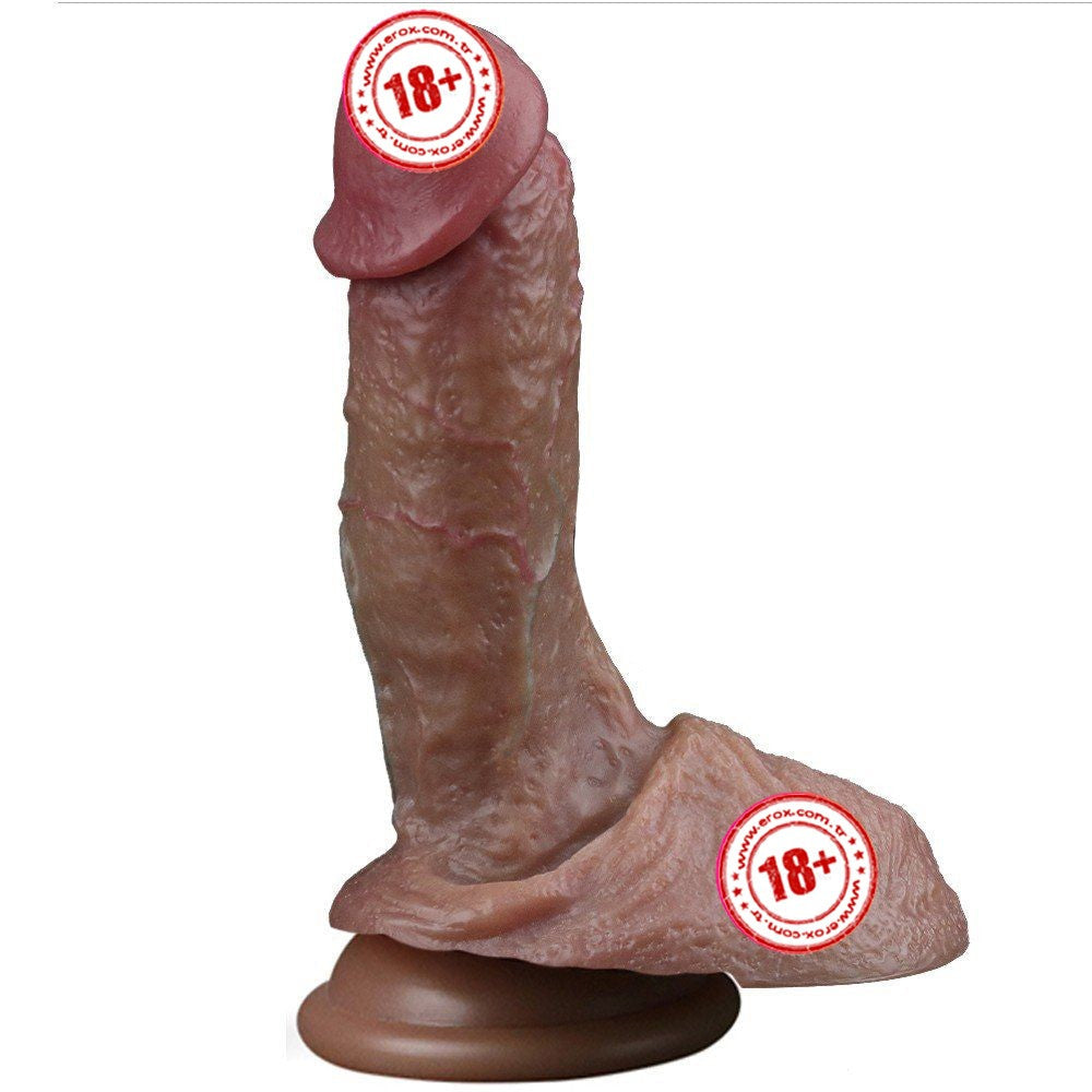 Lovetoy Dual Layered Silicone Cock 19.5 cm Realistik Penis LV411051