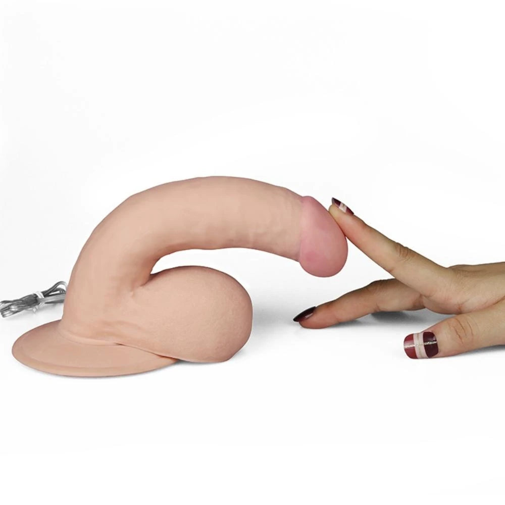 Lovetoy The Ultra Soft Dude Belden Bağlamalı Realistik Vibratör 18 Cm