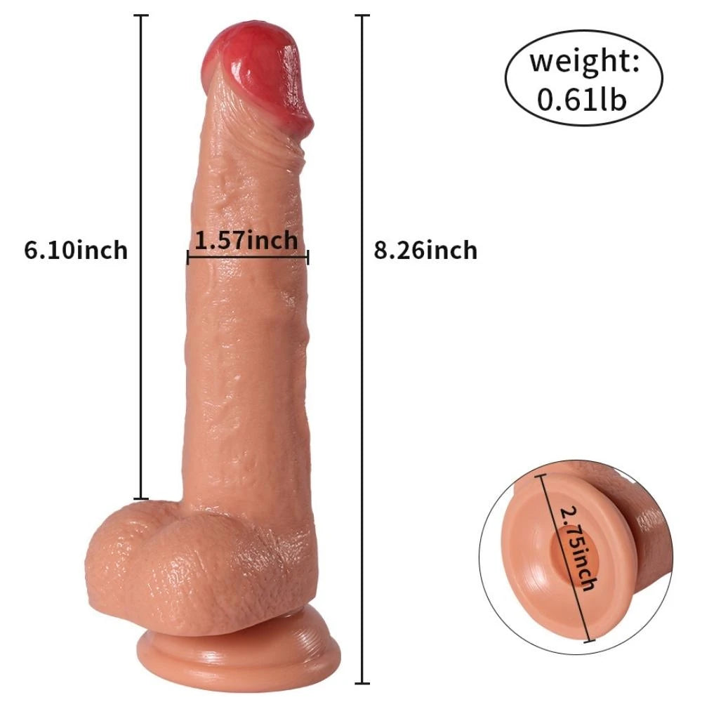 Shequ Archie 20 Modlu Titreşimli 21 Cm Realistik Penis