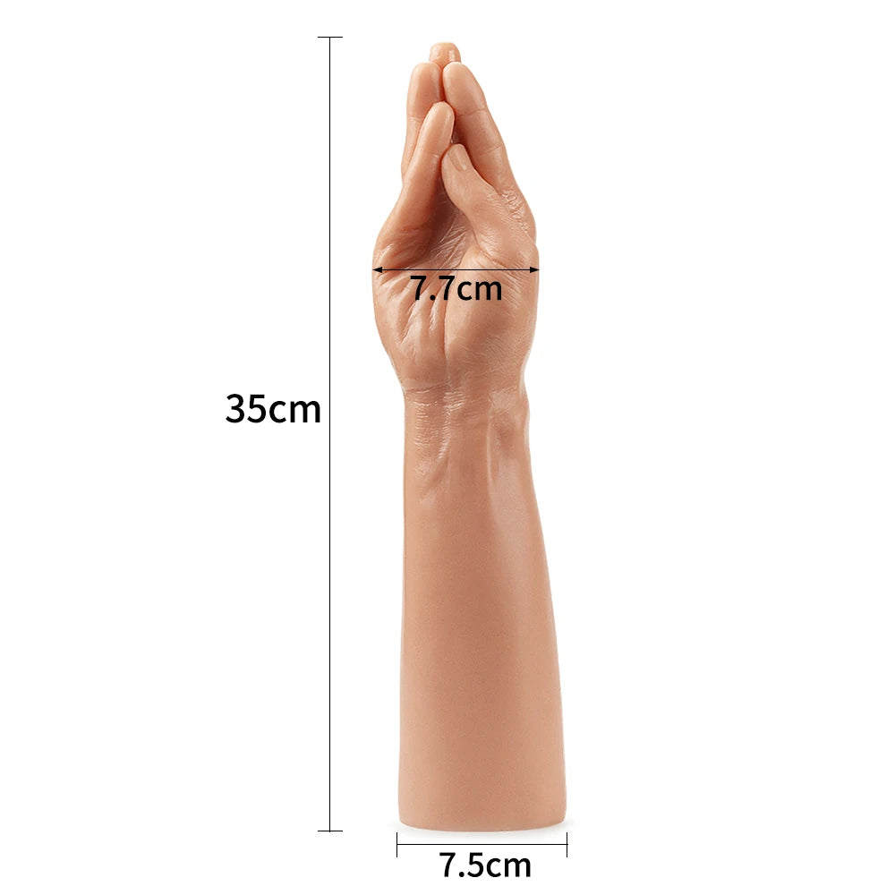 Lovetoy King Size Realistic Magic Hand Realistik El-Kol Dildo LV2210
