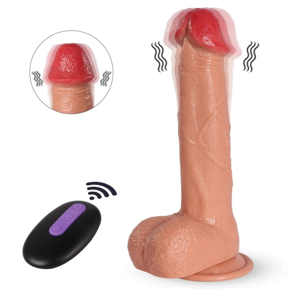 Shequ Dildo Series Sean 20 Modlu Titreşimli Realistik Penis