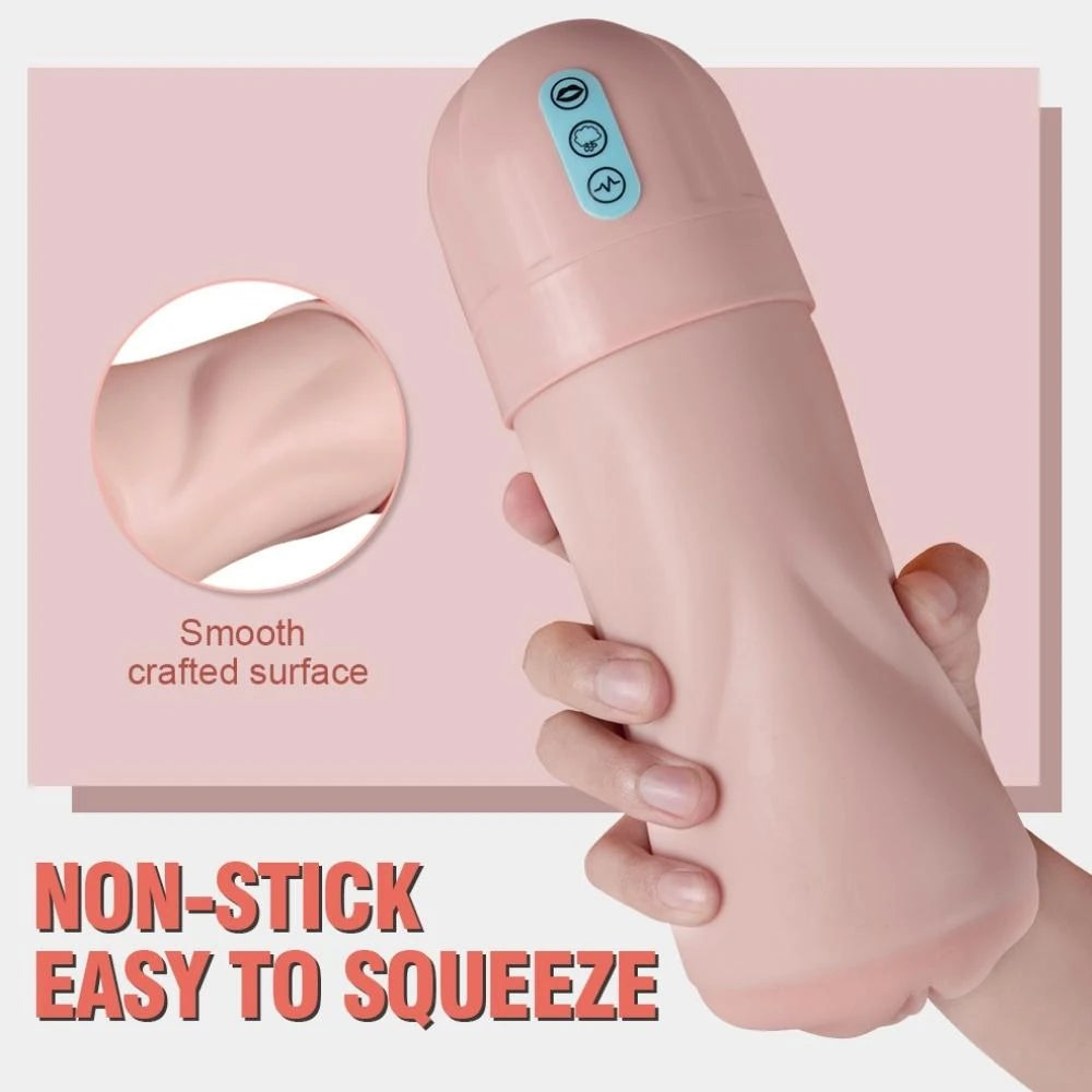Shequ Beta Suction Emiş Güçlü 7 Mod Masturbator Vajina SQ-MA60108