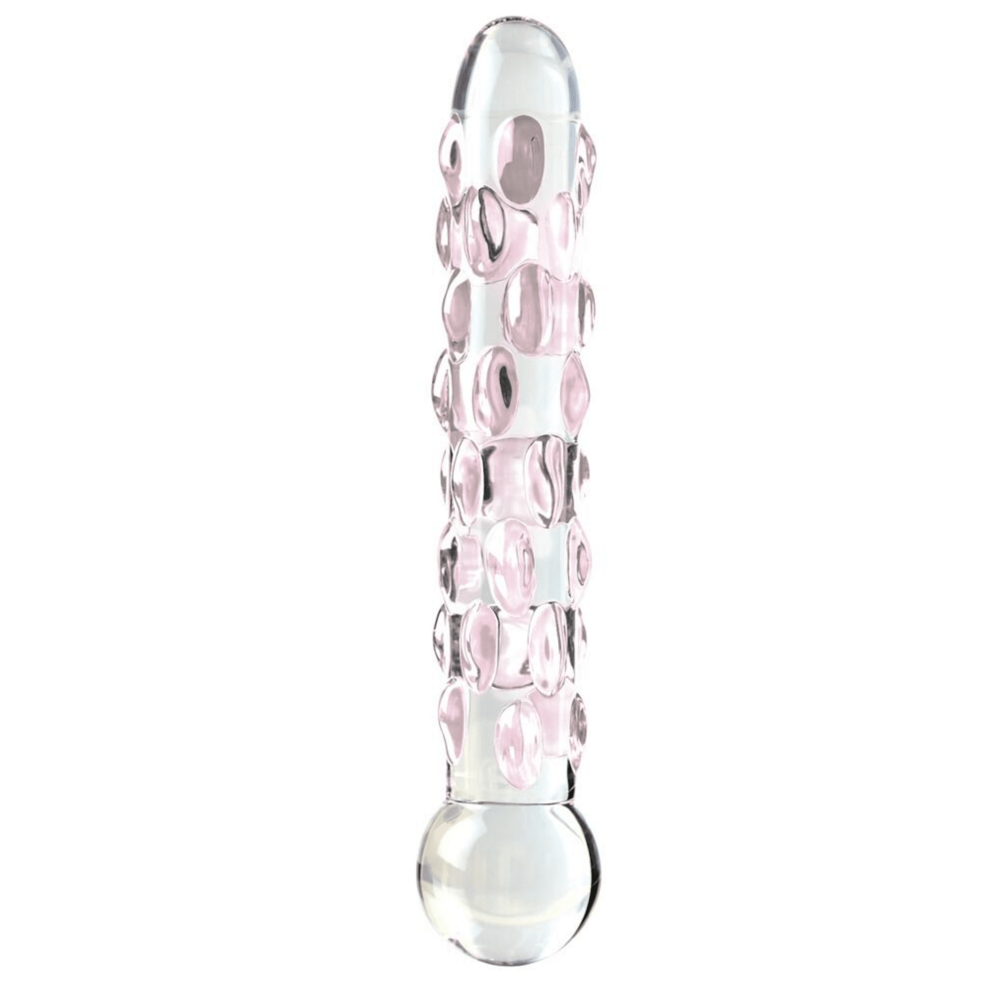 Pipedream Icicles No. 7 Hand Blown Glass Massager Cam Dildo