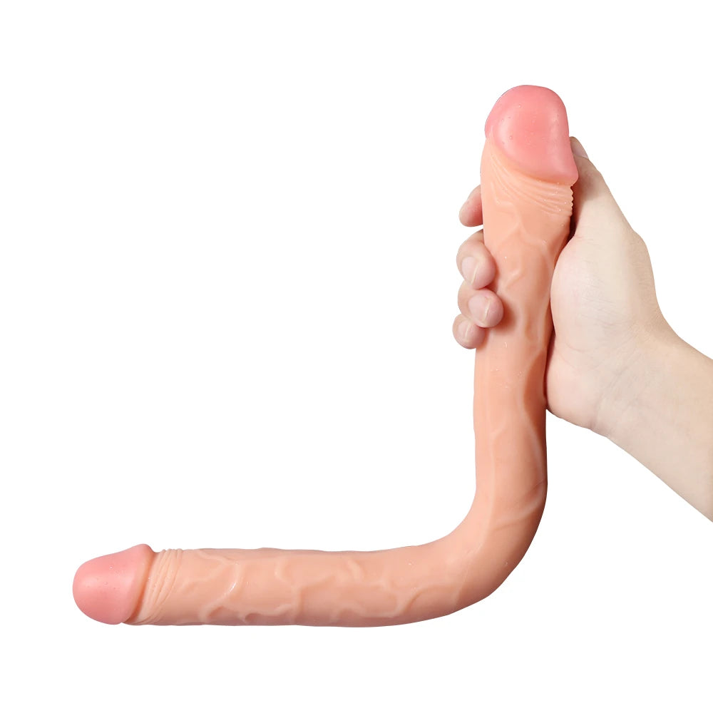 Shequ Dildo Series Blake 44 Cm U-Shape Çift Taraflı Realistik Penis