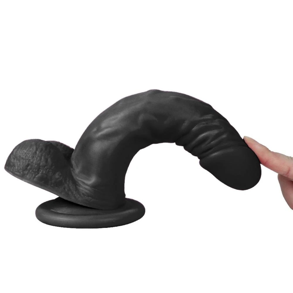 Xise Magic Dream 21 cm Realistik Zenci Penis XS-WBC10038-Black