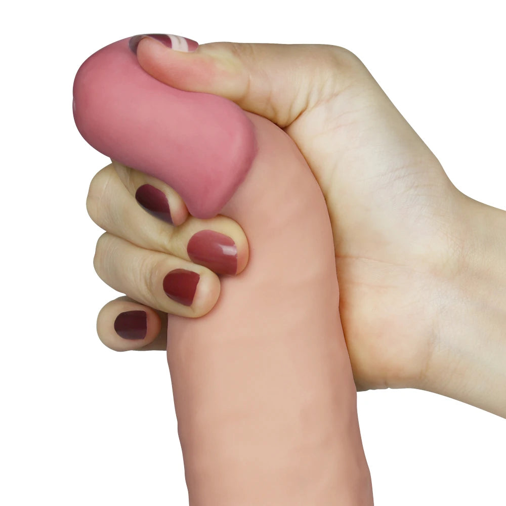 Lovetoy The Ultra Soft Dude Dildo Belden Bağlamalı Realistik Vibratör 20 Cm