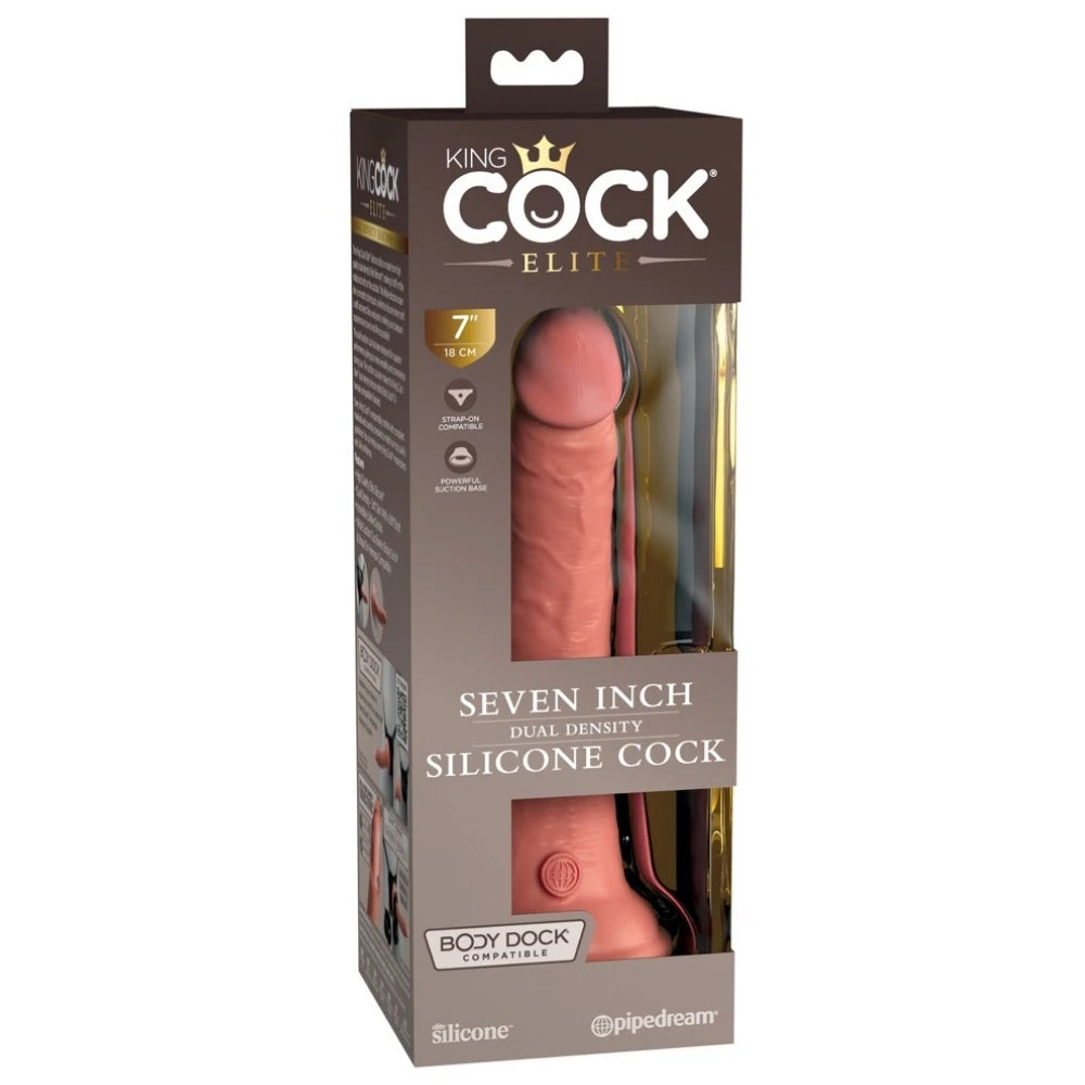 Pipedream King Cock Elite 17 Cm Dual Density Silicone Cock Realistik Penis