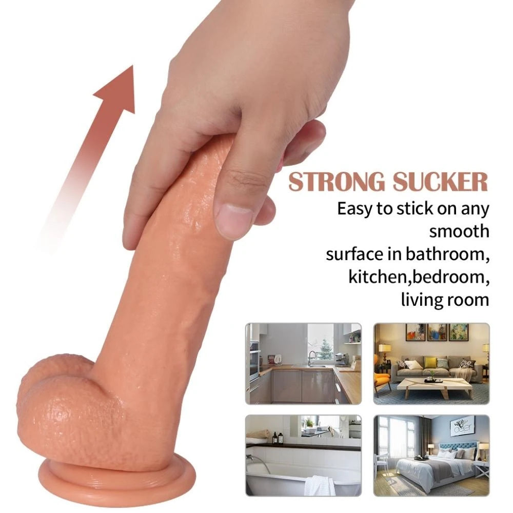 Shequ Archie 20 Modlu Titreşimli 21 Cm Realistik Penis