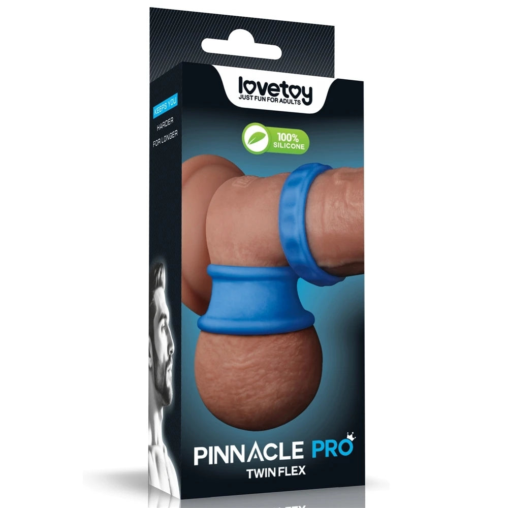 Lovetoy Pinnacle Pro Twin Flex Stretcher Silikon Penis Halkası LV443014