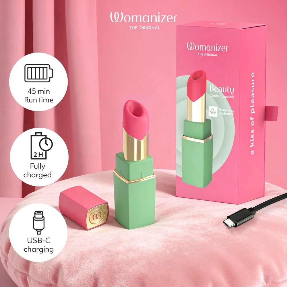 Womanizer Beauty Temassız Hava Dalgalı Klitoral Ruj Vibratör