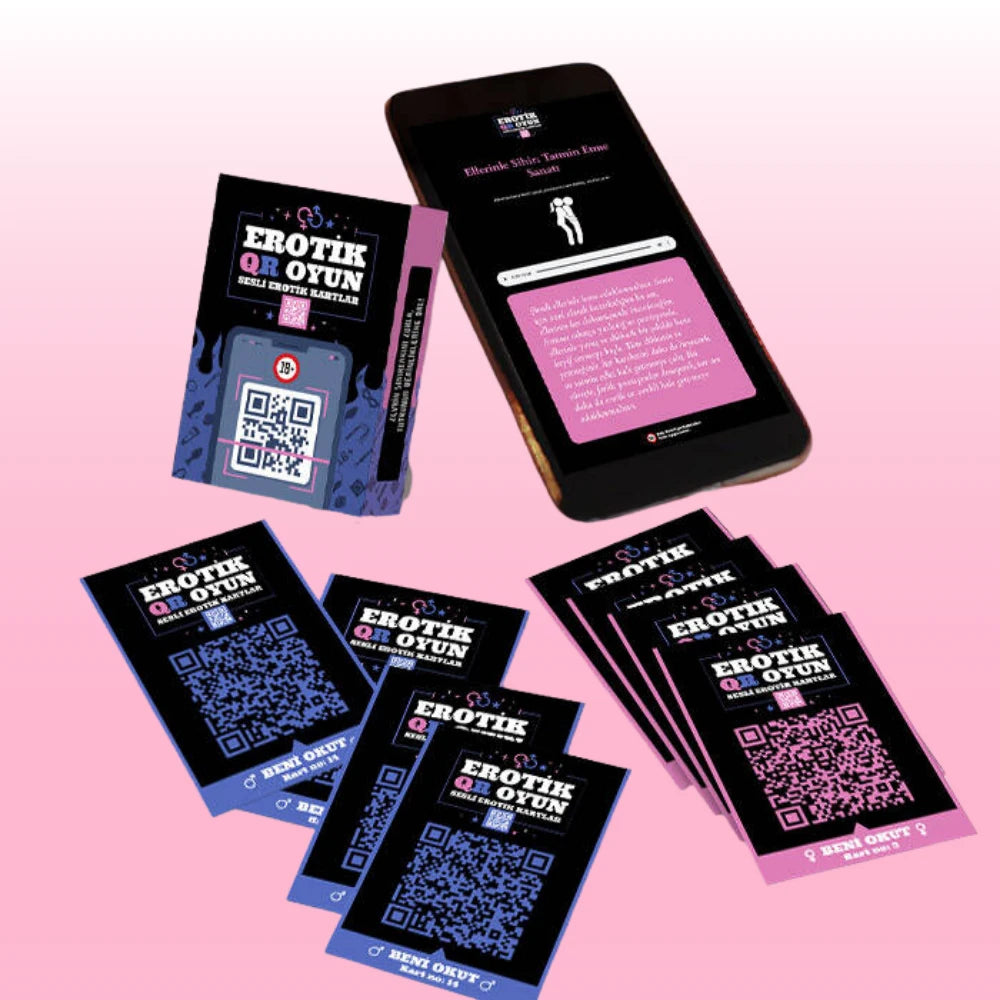 Erox Erotica Game Sesli QR Kodlu Erotik Görev Kartları