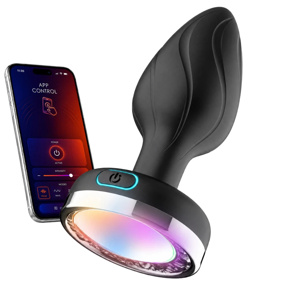 Frowzer The Anal Fantasy Aticon Telefon Kontrollü Led Işıklı Titreşimli Anal Plug