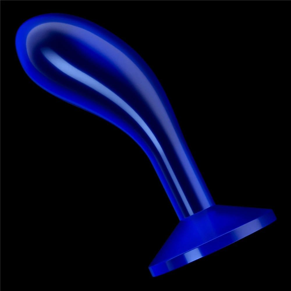 Lovetoy Flawless Clear Prostate Plug 15 Cm Blue Silikon Anal Plug LV310319
