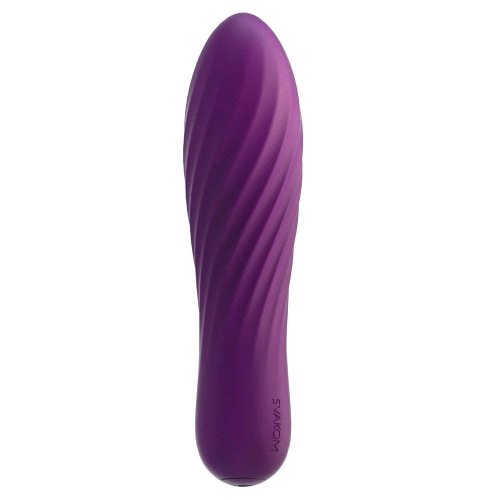 Svakom Tulip 10 Modlu Güçlü Mini Vibratör-Purple