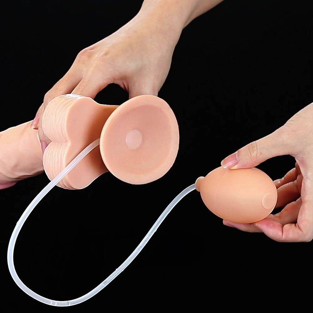 Lovetoy Soft Ejaculation Cock Dildo 23 Cm Boşalabilir Realistik Penis LV316003