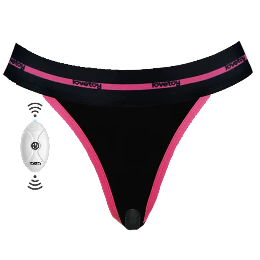 Lovetoy Printed Vibrating Sexy Panties XS/S Giyilebilir Vibratör LV770214A