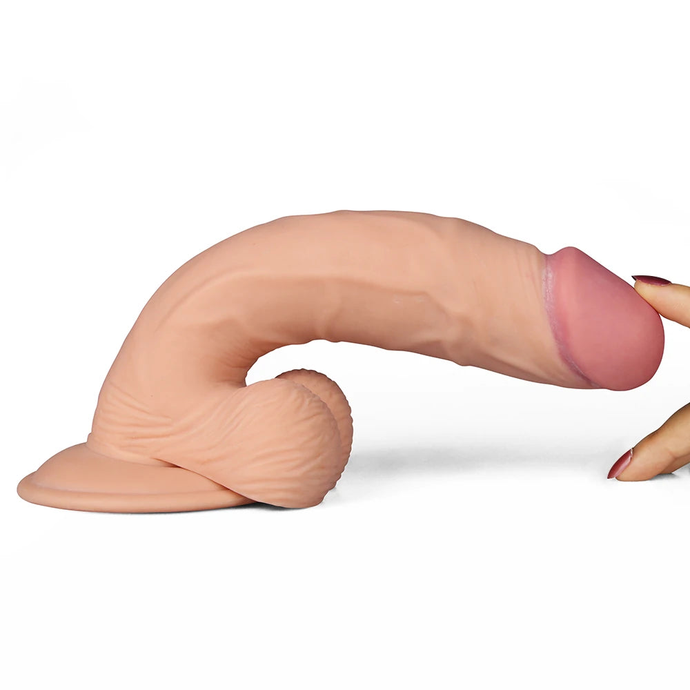 Lovetoy The Ultra Soft Dude Dildo Belden Bağlamalı Realistik Vibratör 23 Cm