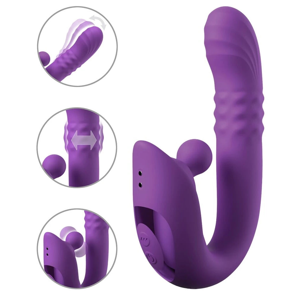 Pipedream Fantasy For Her Harmoni Pro Hareketli Şarj Edilebilir G-Spot Vibratör