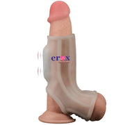 Lovetoy Vibrating Ridge Knights Ring Scrotum Sleeve Titreşimli Penis Kılıfı LV343117