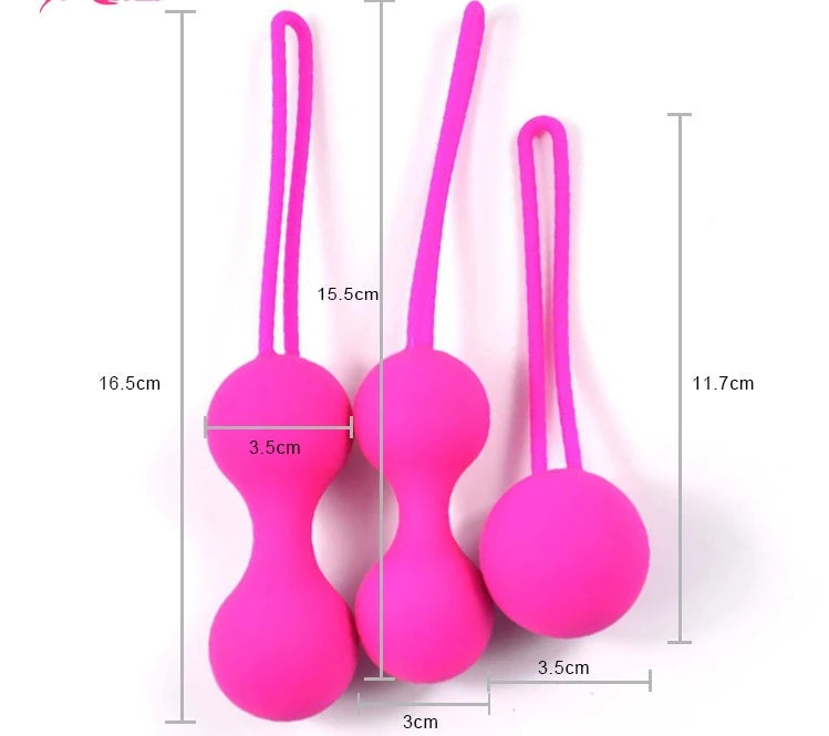 Frowzer Kegel Balls Exercisers Metal Ağırlıklı Kegel Egzersiz Topu Set-Purple