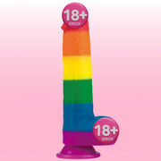 Lovetoy Prider Dildo 23 cm Renkli Soft Doku Realistik Penis LV410028