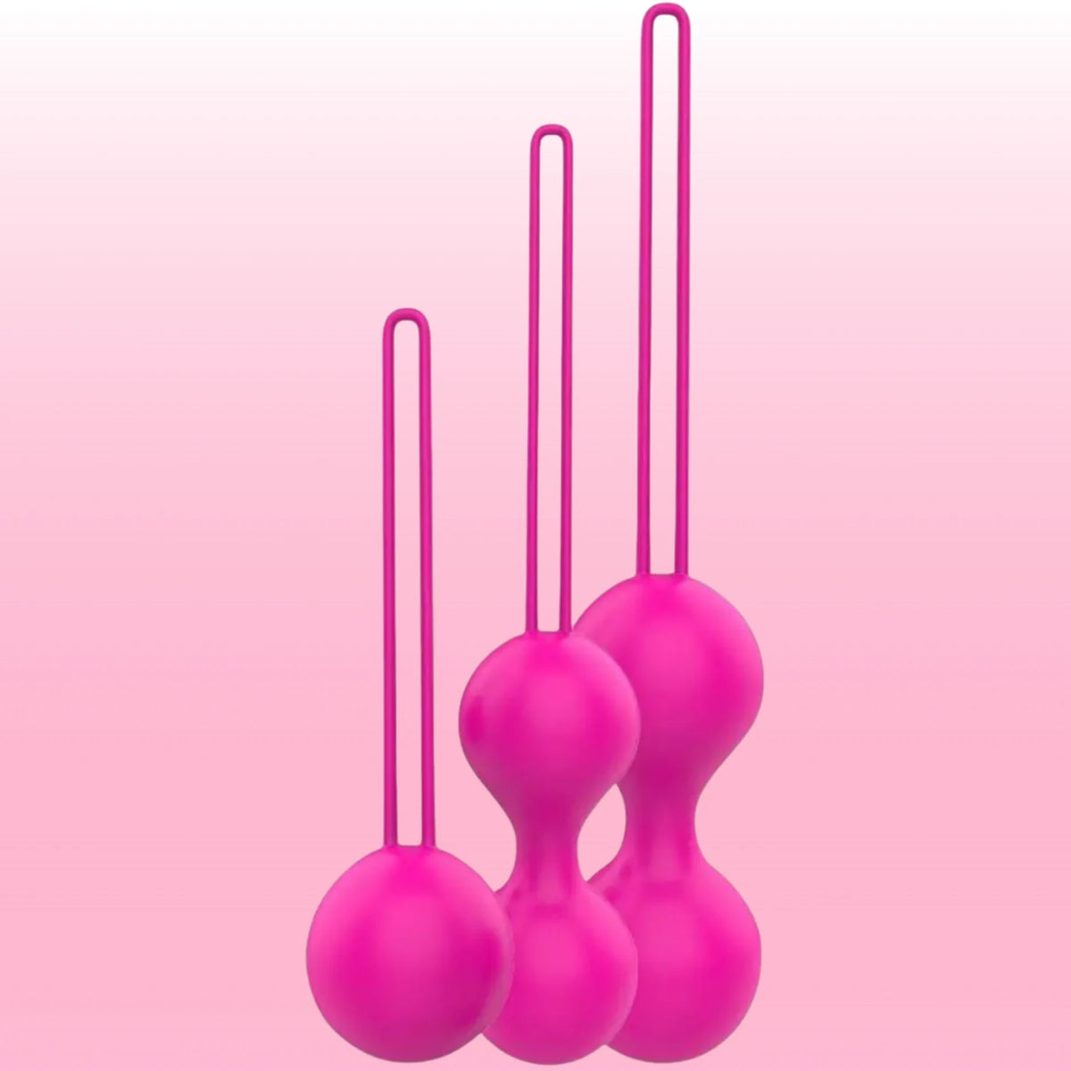 Frowzer Kegel Balls Exercisers Metal Ağırlıklı Kegel Egzersiz Topu Set-Pink