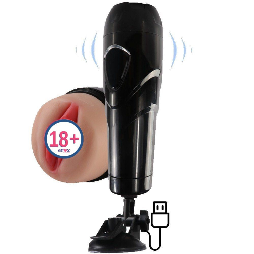 Shequ Dot Sabitlenebilir 3 Hız 7 Mod Titreşimli Realistik Vajina