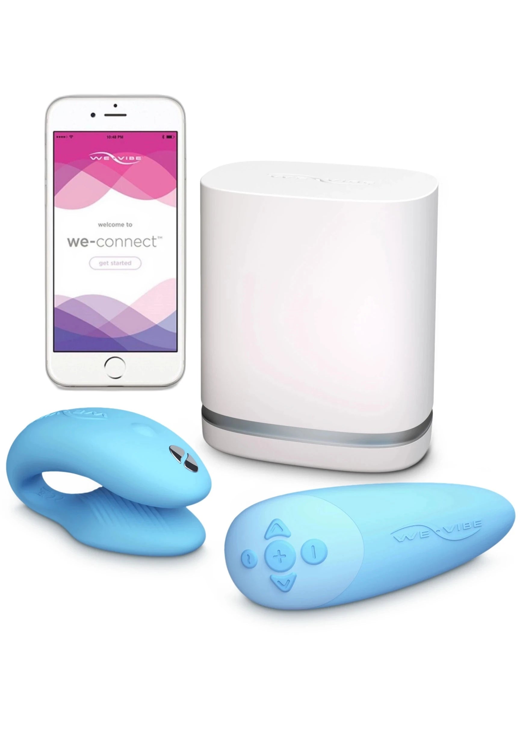 We-Vibe Chorus Çiftlere Özel Telefon Kontrollü Vibratör-Blue