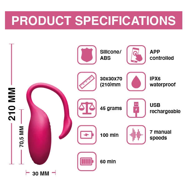 Magic Motion Flamingo Telefon Kontrollü Şarjlı Vibratör